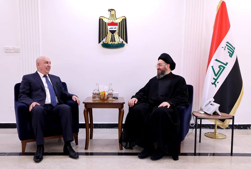 إلتقي سماحة السيد عمار الحكيم  معالي وزيري البيئة الأستاذ نزار ئاميدي ووزير العدل الأستاذ خالد شواني