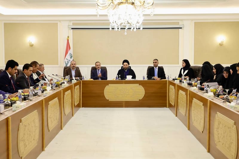 إلتقي سماحة السيد عمار الحكيم  أعضاء كتلة تحالف قوى الدولة الوطنية في الحكومات المحلية