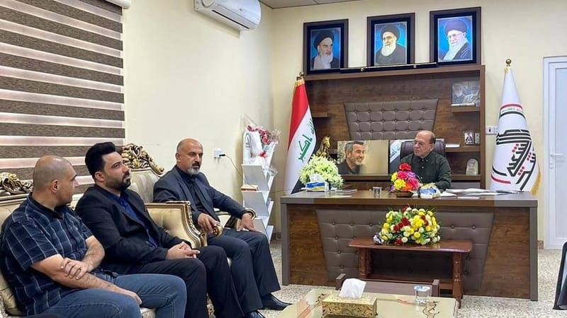 زار الاستاذ حسن حمدي بيرقدار أمين تيار الحكمة في كركوك، مقر عمليات شمال وشرق دجلة للحشد الشعبي وكان في استقبالهم معاون قائد العمليات الحاج يلماز شهباز (ابو رضا النجار)