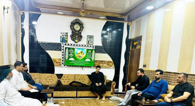 ضمن إطار التواصل الدائم مع تنظيمات محافظة ميسان.. مسؤول تنظيمات الجنوب السيد قصي الموسوي يلتقي مسؤولي مكاتب(الميمونه-السلام-سيد احمد الرفاعي) التابعين للدائرة الجنوبية.