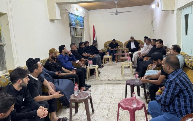 ضمن سلسلة اللقاءات الميدانية في  محافظة ميسان.. مسؤول تنظيمات الجنوب السيد قصي الموسوي يعقد اجتماعاً خاصاً مع مسؤولي المناطق في مكاتب الدائرة الجنوبية [قضاء المجر - العدل].