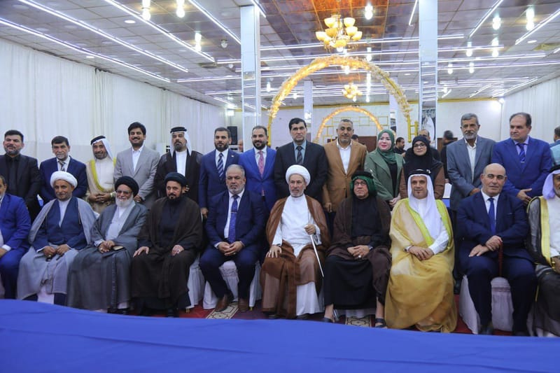 انطلاق المؤتمر التنظيمي لإقليم البصرة بحضور رئيس الهيأة العامة سماحة الشيخ حسين الخالدي وعضو المكتب السياسي وأمين المحافظة الدكتور حسن خلاطي، والاستاذ بشير الدراجي نائب الأمين التنفيذي، وقيادات الحكمة في المحافظة.