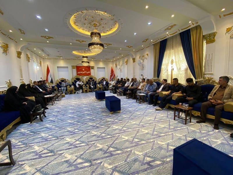 زار وفد من رئاسة الهيئة العامة في تيار الحكمة الوطني برئاسة مسؤول ملف متابعة اللجان السيد رضا الحكيم والمقرر الاستاذ ثامر الطائي ومسؤول ملف الاعلام الاستاذ علي المحمداوي محافظة ميسان صباح يوم السبت 14/9/2024. كما والتقى الوفد برئاسات اللجان المحلية في المحافظة بحضور السيد مسؤول الهيئة في ميسان سماحة السيد جمعة الموسوي في مضيف جناب الشيخ ابو تحسين السويعدي.