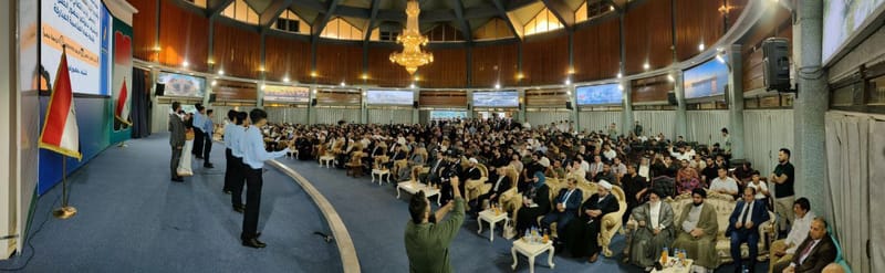 الجحافل الحكيمية البصرية تحيي ذكرى الولادة النبوية في حضور حاشد غصت به قاعة المركز الثقافي النفطي.

حيث شهدت الاحتفالية حضوراً تنظيمياً كبيراً فضلاً عن شخصيات سياسية وعشائرية واجتماعية وحكومية وغيرها.