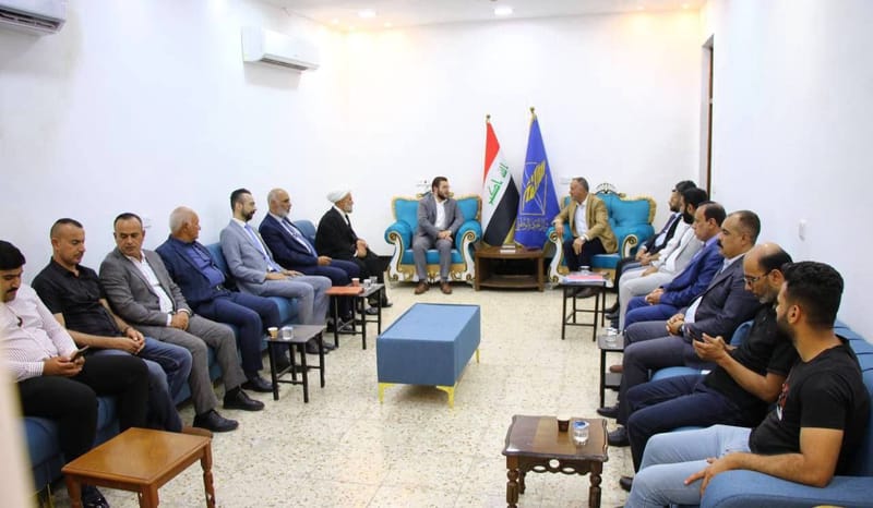 مسؤول متابعة اللجان المركزية والفرعية في الهيأة العامة السيد رضا الحكيم يزور محافظة ديالى ويلتقي أمينها الأستاذ قاسم المعموري وجمعاً من قيادات المحافظة.