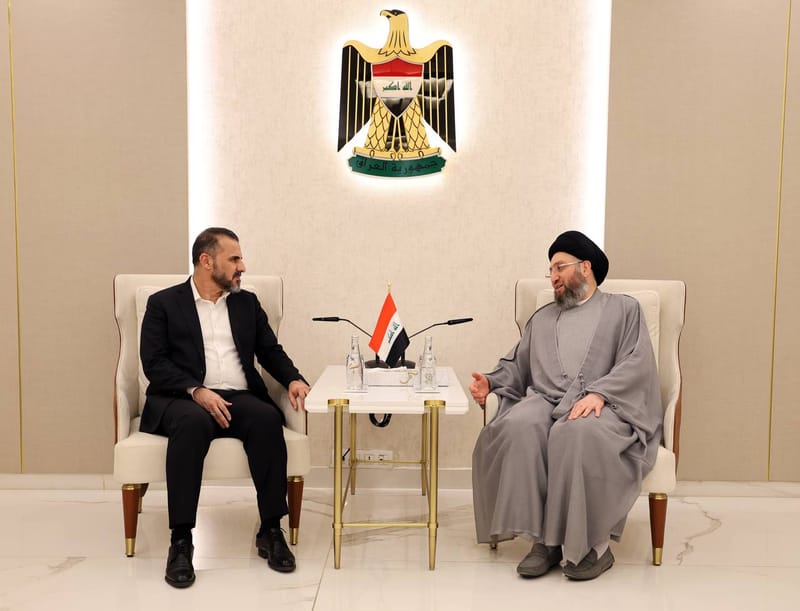 إلتقي سماحة السيد عمار الحكيم النائب حسين مؤنس