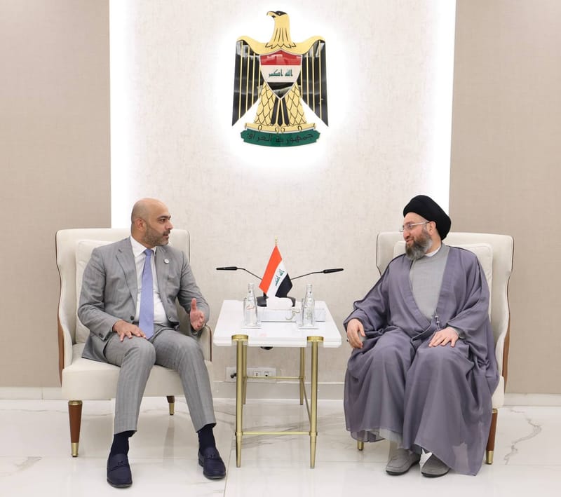 إلتقي سماحة السيد عمار الحكيم  عدد من رؤساء الاتحادات و النقابات المهنية