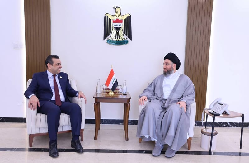 إلتقي سماحة السيد عمار الحكيم  النائب حسين عرب