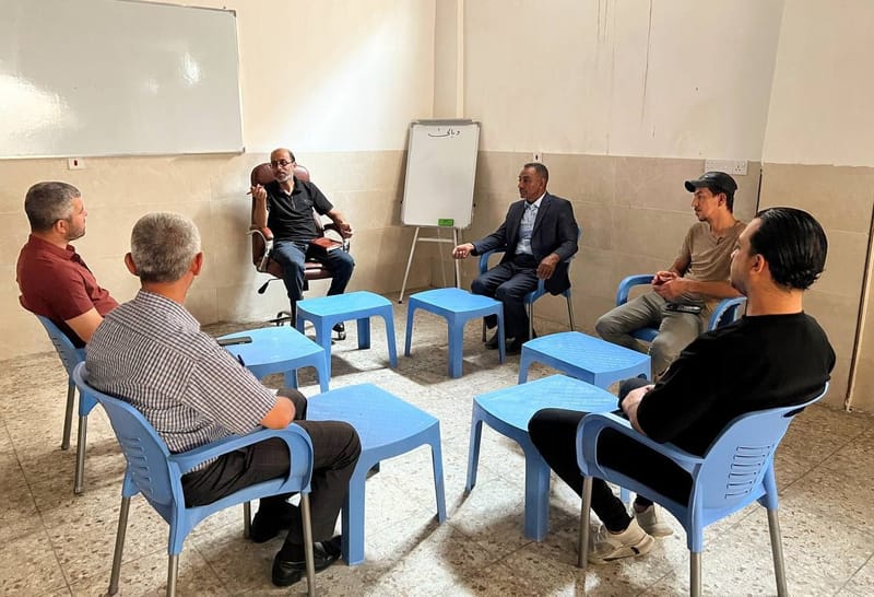 من محافظة ديالى.. مسؤول دائرة بعقوبة الأولى الأستاذ أحمد الشمري يعقد اجتماعاً مع مسؤولي المكاتب التنظيمية في الدائرة.