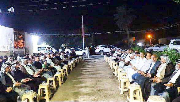 جانب من مجلس التعزية الخاص بشهيد المقاومة حجة الإسلام والمسلمين السيد حسن نصر الله، الذي أقامته دائرة الهندية والحسينية في كربلاء المقدسة بمشاركة الخطيب الحسيني فضيلة الشيخ سالم الساعدي.