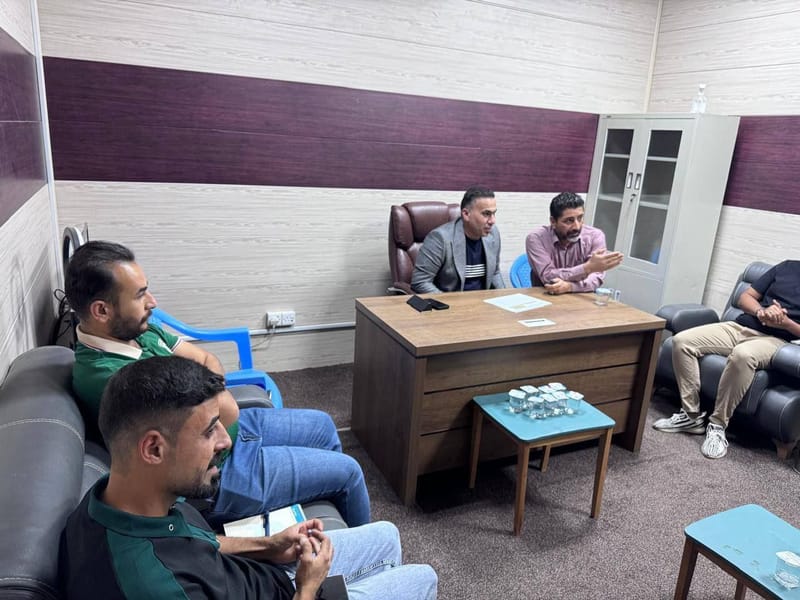 خلال زيارته إلى محافظة البصرة.. مسؤول المكتب الإعلامي المركزي الأستاذ أياد فاضل يلتقي القيادات الإعلامية في المحافظة بحضور الأستاذ كاظم الديراوي معاون المكاتب الإعلامية.