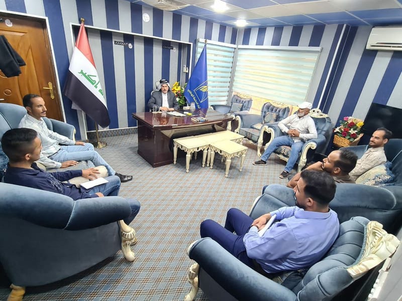 أمين محافظة بابل الأستاذ سالم المسلماوي يواصل استقباله للمواطنين في مكتب تيار الحكمة الوطني في المحافظة.