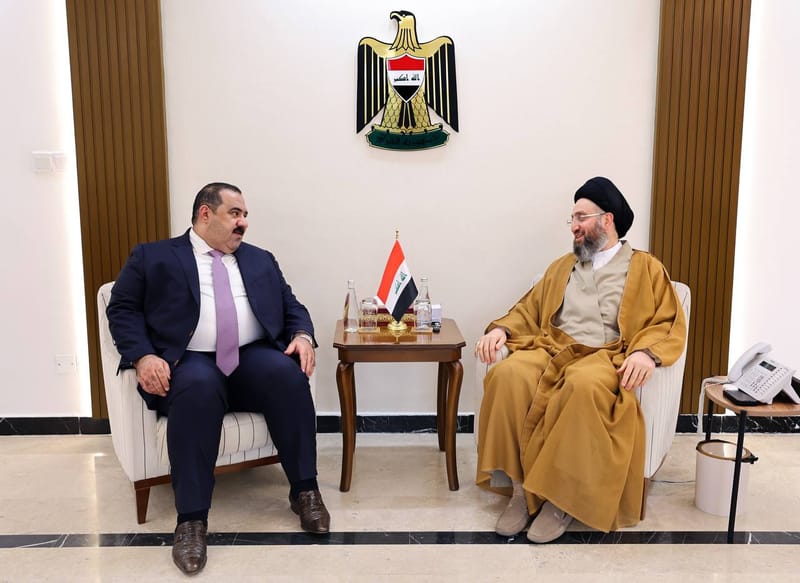 إلتقي سماحة السيد عمار الحكيم  رئيس تحالف العزم الأستاذ مثنى السامرائي