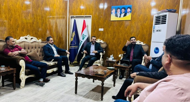 مسؤول تنظيمات الجنوب السيد قصي الموسوي يزور محافظة ميسان ويلتقي جمعاً من قياداتها من مسؤولي الدوائر والملفات.