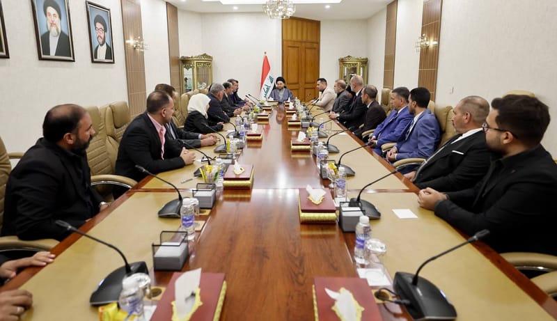 لقاء سماحة السيد عمار الحكيم وفد رابطة المشرفين التربويين