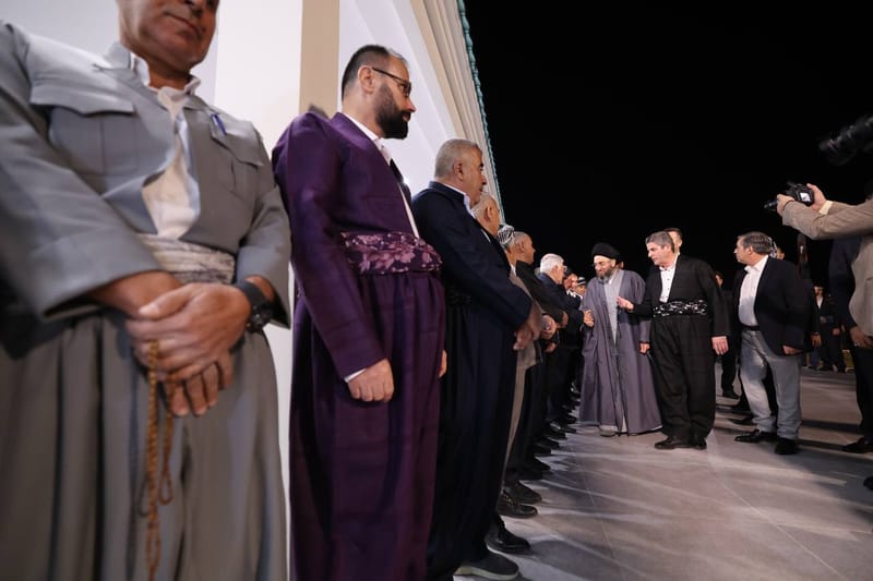 ضمن  زيارة سماحة السيد عمار الحكيم  لإقليم كردستان وفي مضيف جناب الشيخ علي أغا الگردي،