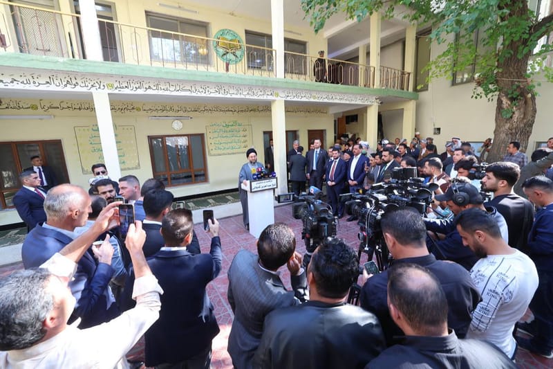 ‏في المؤتمر الصحفي الذي عقد في قضاء عقرة بمحافظة دهوك