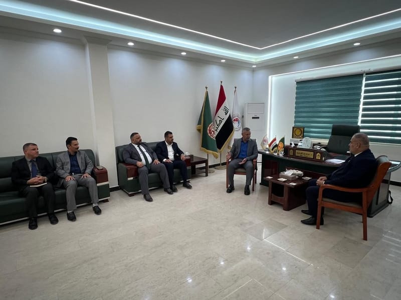 خلال لقائه رئيس الجامعة التقنية الدكتور عدنان عبد الله عتيق.. أمين تيار الحكمة الوطني في مركز وجنوب البصرة الاستاذ أمين وهب العبادي يؤكد على أهمية تحسين جودة التعليم وتعزيز رصانة الجامعات عبر توأمة البرامج الأكاديمية وتطوير المناهج الدراسية.