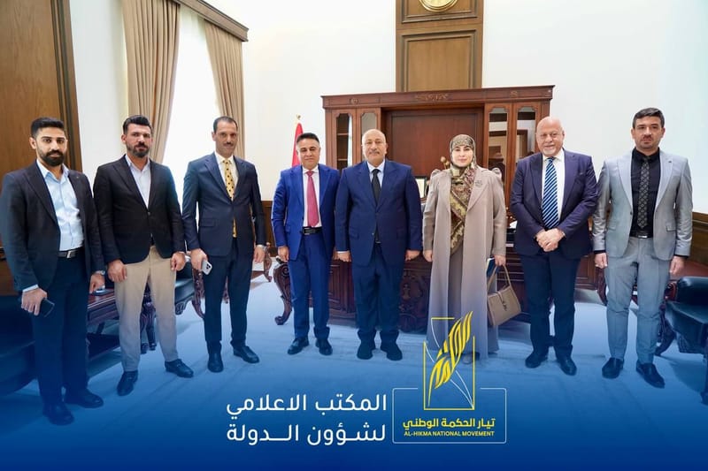 وفد من مكتب شؤون الدولة المركزي برئاسة النائب انسجام الغراوي يصل إلى محافظة كربلاء المقدسة ويلتقي المحافظ الأستاذ نصيف جاسم الخطابي ويناقش معه عدداً من الملفات الخدمية.