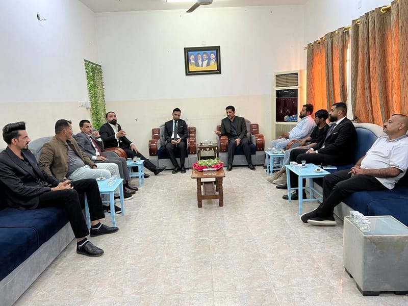 خلال زيارته إلى محافظة المثنى.. معاون المكاتب الإعلامية الأستاذ كاظم الديراوي يلتقي الفرق الإعلامية لدوائر المحافظة بحضور مسؤول إعلام المحافظة الأستاذ علي الجابري.