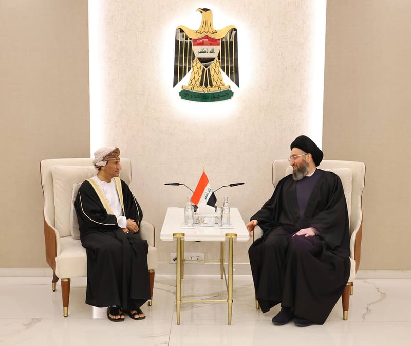 استقبل سماحة السيد عمار الحكيم  ممثل الأمين العام للأمم المتحدة في العراق سعادة الدكتور محمد الحسّان