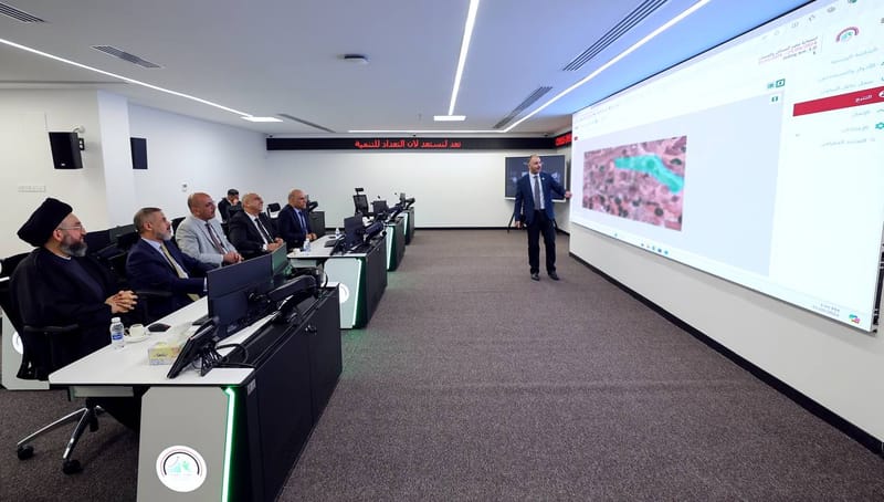 زار سماحة السيد عمار الحكيم  وزارة التخطيط العراقية والتقي نائب رئيس الوزراء للشؤون الاقتصادية وزير التخطيط الدكتور محمد تميم