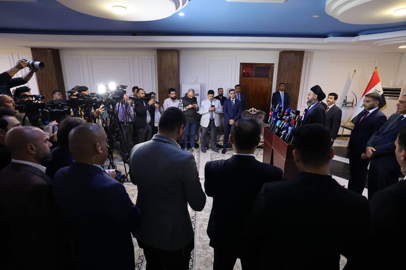 زيارة سماحة السيد عمار الحكيم لمحافظة النجف الاشرف