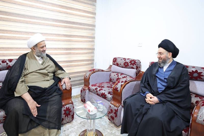 زيارة سماحة السيد عمار الحكيم  مدرسة دار الحكمة للعلوم الإسلامية