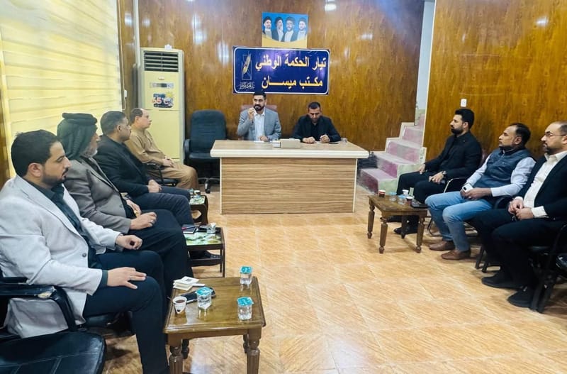 استعداداً لملحمة الأول من رجب 
مسؤول تنظيمات الجنوب السيد قصي الموسوي يعقد اجتماعاً خاصاً مع عدد من قيادات محافظة ميسان بحضور مسؤول تنظيمات المحافظة الأستاذ حيدر الكعبي.