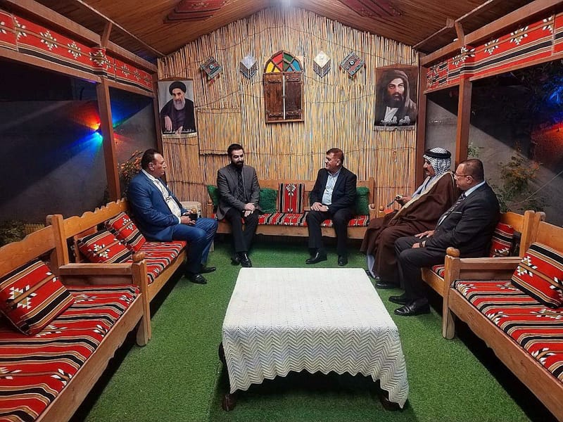 أثناء تواجده في ‎#محافظة_ذي_قار، التقى الدكتور محمد حسام الحسيني عددًا من قيادات تيار الحكمة الوطني في المحافظة.