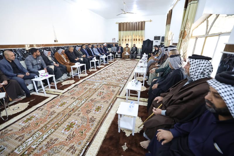 في إطار جولة سماحة السيد عمار الحكيم  في محافظة واسط، ترحم على روح الشهيد جمعة عبد بدن الكعبي خلال زيارته لعائلته الكريمة في منطقة البتار بمحافظة واسط.