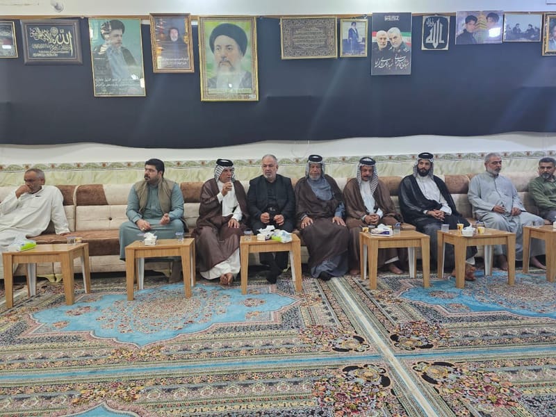 في عزائين منفصلين في قضاء أبي الخصيب وضمن سلسلة التواصل الاجتماعي قدم أمين تيار الحكمة الوطني في مركز وجنوب البصرة الأستاذ أمين وهب العبادي عزاءه ومواساته للسادة المشعشعية ولعشيرة عبادة لفقدهم أرحامهم.