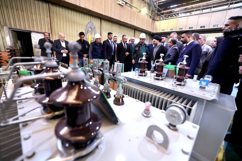 زار سماحة السيد عمار الحكيم  شركة ديالى العامة، و مجمعها الصناعي