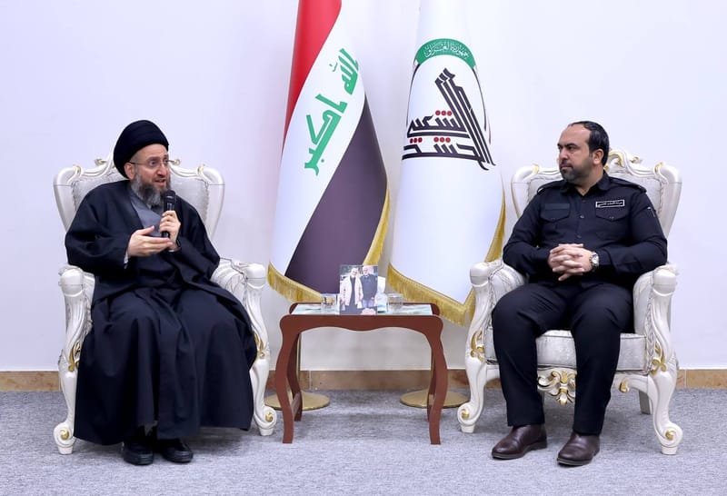 زار سماحة السيد عمار الحكيم  مقر هيئة الحشد الشعبي في محافظة  ديالى  التقينا عددا من القادة والمقاتلين