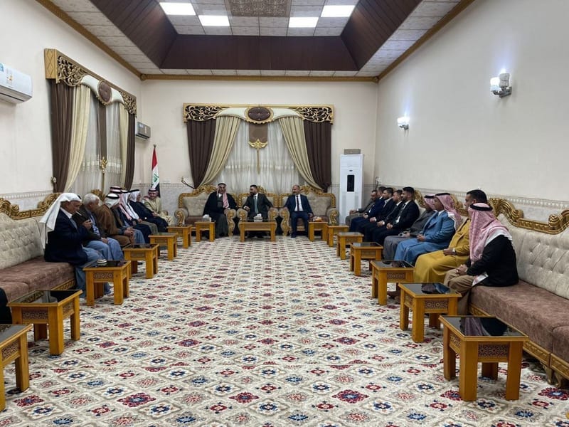 خلال زيارته إلى محافظة كركوك.. الأستاذ وائل الأسدي يزور الشيخ أحمد المهيري الجبوري، وتناول اللقاء أهمية دور العشائر في تعزيز السلم المجتمعي والتماسك بين مكونات المحافظة.