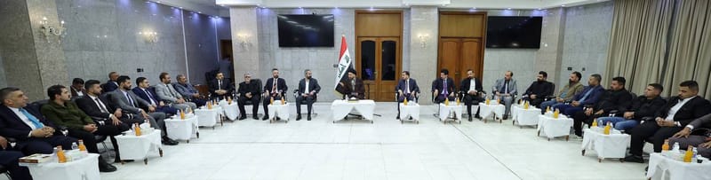 لقاء سماحة السيد عمار الحكيم  وفدا من مؤسسة تشريع للتنمية المستدامة في النجف الأشرف