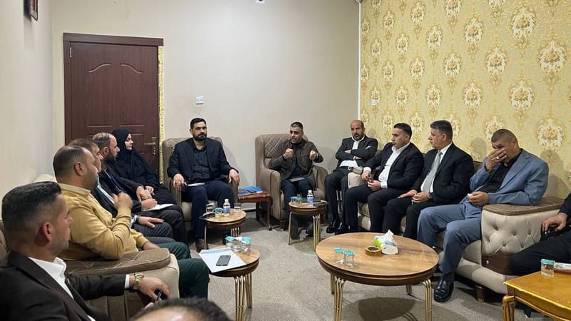 الأمين التنفيذي لتيار الحكمة الوطني د. صفاء الكناني يزور محافظة ذي قار برفقة مسؤول المكتب الإعلامي المركزي الأستاذ أياد فاضل ومسؤول تنظيمات الجنوب السيد قصي الموسوي