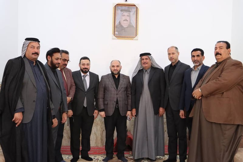 جانب من زيارة مسؤول المكتب المهني الأستاذ محمد الكناني إلى محافظة المثنى برفقة السيد أشرف الشريفي والأستاذ عبدالله الغرباوي.