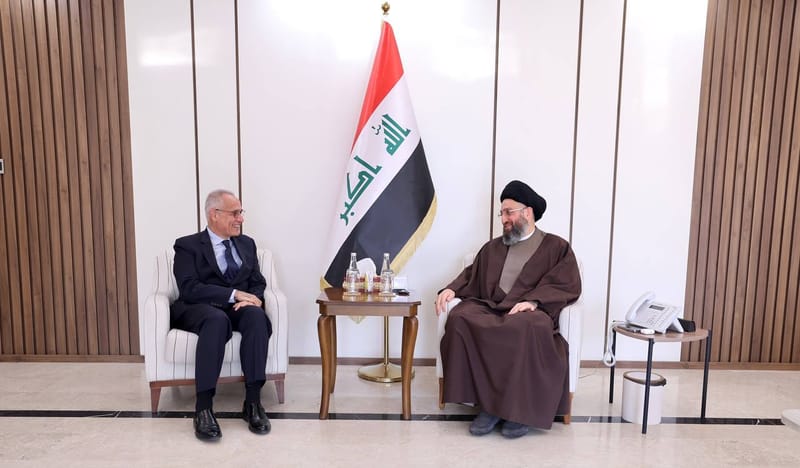 استقبل سماحة السيد عمار الحكيم  السيد غلام محمد أسحق زى نائب ممثل الأمين العام للأمم المتحدة في العراق