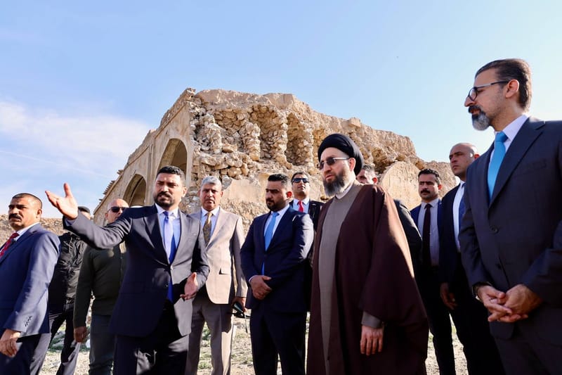 تجول سماحة السيد عمار الحكيم  في قلعة كركوك الأثرية، واطلع على معالمها.