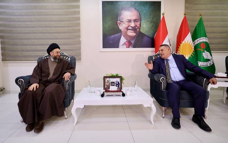 لقاء سماحة السيد عمار الحكيم  مع أعضاء المكتب السياسي و القيادة للاتحاد الوطني الكردستاني في كركوك
