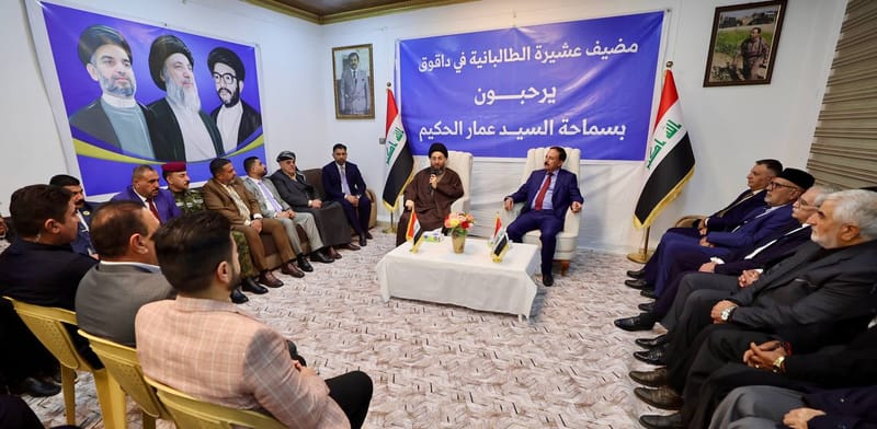 من قضاء داقوق بمحافظة كركوك، وفي مضيف ألاخ المفضال الشيخ عز الدين طالباني، التقي سماحة السيد عمار الحكيم  جمعا من شيوخ ووجهاء داقوق من مختلف المكونات