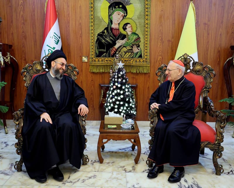 إدارة التنوع وحقوق المكون المسيحي وتطورات الأوضاع الإقليمية، كانت أهم الملفات التي بحثها سماحة السيد عمار الحكيم  مع نيافة الكاردينال لويس ساكو بطريرك الكنيسة الكلدانية في العراق والعالم