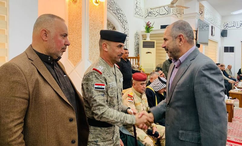 امين ديالى الاستاذ فرات التميمي يحضر عددا من مجالس العزاء في قضاء بلدروز ومنطقة الزهيرات.