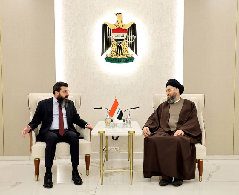 إلتقي سماحة السيد عمارئيس كتلة بابليون النيابية السيد أسوان الكلداني بحضور رئيس ديوان الوقف المسيحي ورئيس كتلة بابليون في مجلس محافظة بغداد و عدد من نواب الكتلة