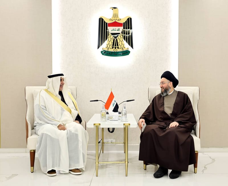 إلتقي سماحة السيد عمارالحكيم سعادة سفير المملكة العربيَّة السعوديَّة لدى العراق السيّد عبدالعزيز الشمريّ