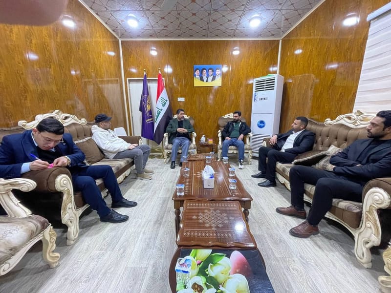 جانب من زيارة معاون المكاتب الإعلامية الأستاذ كاظم الديراوي إلى محافظة ميسان