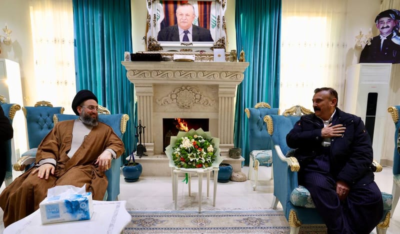 زار سماحة السيد عمار الحكيم مضيف جناب الشيخ محمود سنكاوي القيادي في الاتحاد الوطني الكردستاني في محافظة السليمانية