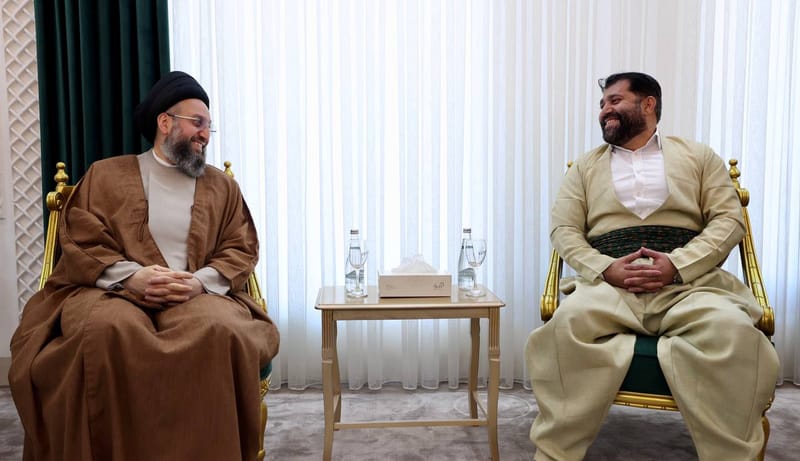 زار سماحة السيد عمار الحكيم غرفة تجارة السليمانية ووجهاء المنطقة