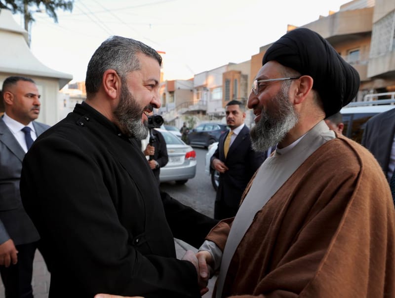 زيارة سماحة السيد عمار الحكيم كنيسة للكلدان في السليمانية